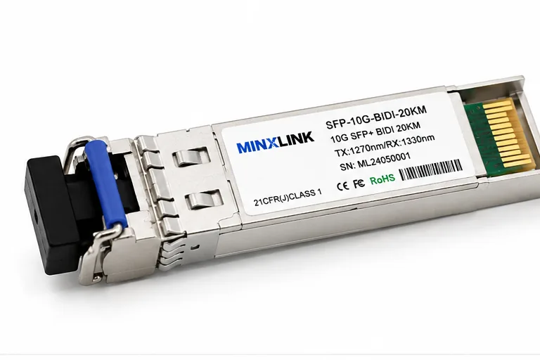 10G BIDI SFP+ 20KM Одноволоконный Оптический Модуль