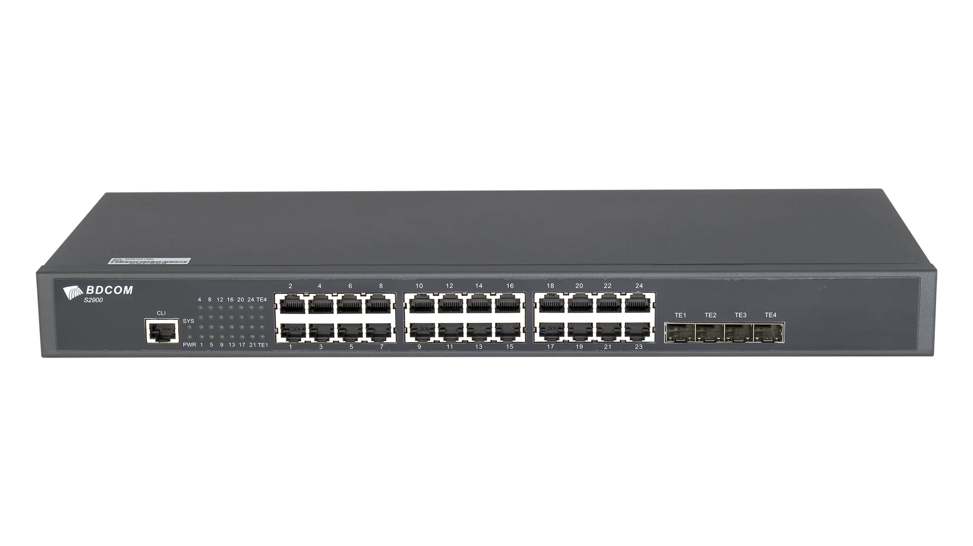BDCOM S2900-24T4X 24-портовый гигабитный коммутатор с 10G SFP+ uplink